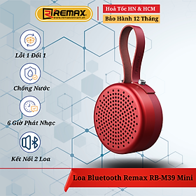 Mua Loa Bluetooth du lịch mini Remax RB-M39 Loa Cầm Tay Nhỏ Gọn Nghe Nhạc Không Dây -  Remax Bảo Hành 12 Tháng - Hàng Chính Hãng