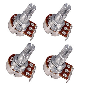 Guitar potentiometer, 17mm diameter body, 18mm shaft, 250K, Tone or Volume