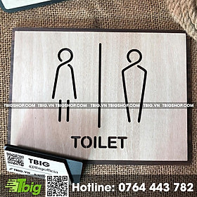 Mua Bảng dán Toilet (Women - Men) 2 lớp cắt laser sắc nét