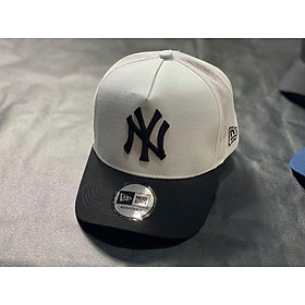 (Hàng VNXK) Nón kết, mũ lưỡi trai nam nữ cho MLB phối lưới vải kaki thời trang (Ảnh thật)