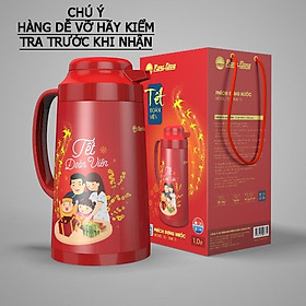 Mua PHÍCH ĐỰNG NƯỚC NÓNG RẠNG ĐÔNG 1 LÍT HOA VĂN  TÊT 1040TS