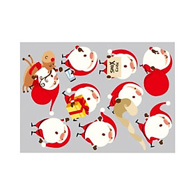 Miếng Dán Tường PVC Hình Ông Già Noel