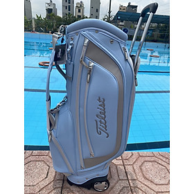 Túi Gậy Golf Thai lit, Chất liêu Da PU Siêu Bền, Có Bánh Xe Tay Kéo