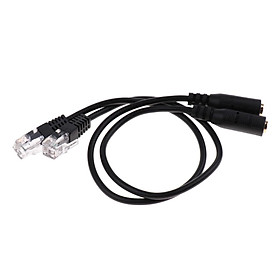 3.5mm to RJ9 Audio Adapter Cable for Tablet,Mobile Phone PC Laptop Computers