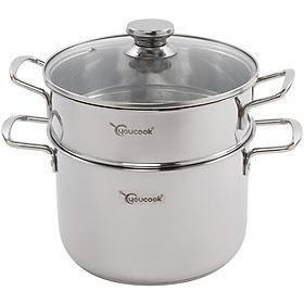 Bộ Nồi Xững Inox 3 Đáy Cao Cấp You Cook YCST24-3L