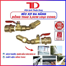 Mua Béc vòi xịt rửa vệ sinh bảo dưỡng máy lạnh điều hoà loại LOẠI CONG có chỉnh tia đa năng - Điện Lạnh Thuận Dung