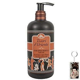 Sữa tắm hoa sen Tesori D’ Oriente Lotus Flower 300ml + Móc khóa