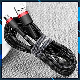 Cáp Sạc Nhanh Micro USB Cho Smartphone Android 2.4A Baseus Cafule - Hàng Chính Hãng