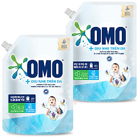 Combo 2 Túi Nước Giặt OMO Dịu Nhẹ Trên Da 2.0kg