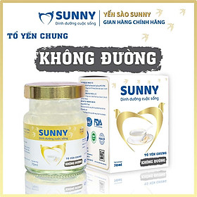 Yến sào không đường - Yến Sào Khánh Hòa chưng sẳn - 25% Yến thô - 70ml hũ