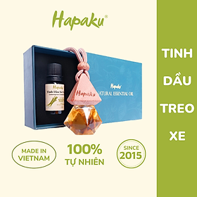 Tinh Dầu Sả Chanh Treo Xe Hương Tự Nhiên Thư Giãn Tinh Thần, Tập Trung Lái Xe Hapaku