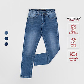 (BIG SALE) Quần Jeans Nam VIỆT PHÁP/ Chất Cotton Cao Cấp , độ bền màu cao 3615