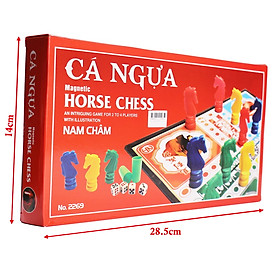 Bộ Cờ Cá Ngựa miDoctor – Cờ Cá Ngựa Nam Châm – Chính Hãng An Toàn Vui Nhộn Cho Bé (Vỏ Hộp Màu Ngẫu Nhiên)