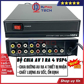 Mua Bộ Chia Av 1 Ra 4 Vsp4  Bộ Chia Tín Hiệu Av (Video & Audio) 1 Ra 4 Cao Cấp  Âm Thanh Đầu Ra Không Thay Đổi-H2Pro Tech