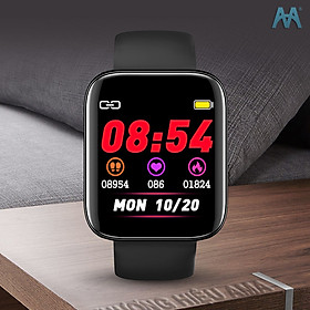 Hình ảnh Đồng Hồ Thông Minh AMA Watch S2 | Nam Nữ | Chống nước | Kết nối Bluetooth gọi Điện thoại Theo dõi Sức khỏe Vận động Màn hình cong tràn viền Hàng nhập khẩu