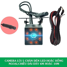 Mua Camera Lùi 5 Chân Jack 2.5mm Kết Nối Với Camera Hành Trình Gương