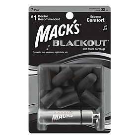 Hộp 7 Nút Bịt Tai Đặc Biệt Blackout Soft Foam Kèm Hộp Nhôm Mack s 987