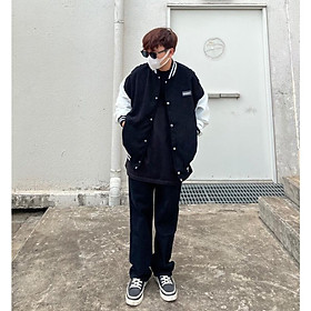 Áo khoác bomber chữ miss unisex