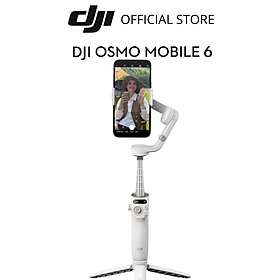 Gimbal chống rung điện thoại DJI Osmo Mobile 6 có thể kéo dài (DJI OM 6) - Hàng chính hãng - Xám Bạch kim