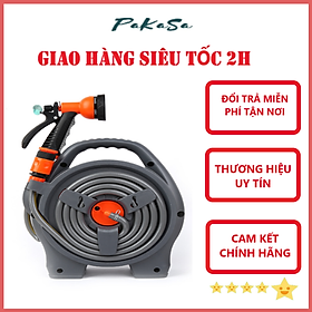 Mua Bộ Vòi Rửa Xe Tưới Cây Thu Cuộn Ống Nước 12m Kèm Đầu Xịt Tăng Áp 6 Chế Độ - Hàng Chính Hãng