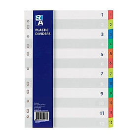 Phân Trang Nhựa 12 Số DoubleA DV00224-EN