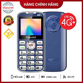 Điện thoại Masstel Fami 60S 4G(LTE) ,Bàn phím lớn, Khung viền kim loại - Hàng chính hãng