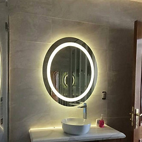 Mua Gương Tròn Đèn Led Cảm ứng  công nghệ thông minh đường kính 60
