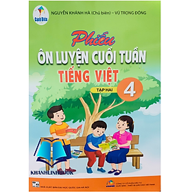 Sách - Phiếu ôn luyện cuối tuần tiếng việt 4 - tập 2 ( cánh diều )