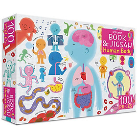 Book And Jigsaw Human Body