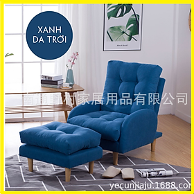 Mua Ghế sofa lưng cao kèm đôn hiện đại   Sofa thư giãn phòng khách  phòng ngủ   phòng chờ  Bộ ghế Sofa decor cao cấp