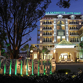 [Siêu Khuyến Mãi] La Sapinette Hotel 4* Đà Lạt - Gồm Buffet Sáng, Khách Sạn Hàng Đầu Việt Nam, Gần Ngay Bến Xe Thành Bưởi Đà Lạt