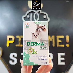 BOSSEN - (Dành cho MÈO) Derma Herbal for Cat Kem Bôi Thảo Dược cho Mèo bị Nấm Da - Tuýp 20g