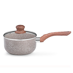 Mua Nồi quấy bột vân đá 16cm chống dính GreenCook - Hàng chính hãng