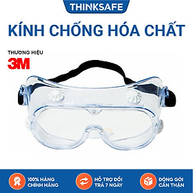 Mua Kính chống hóa chất 3M 334 kính chống văng bắn hoá chất và bụi  chống tia UV  có lỗ thông khí  chống đọng sương