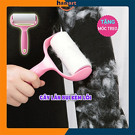 Mua Cây Lăn Bụi Quần Áo Đa Năng Kèm Lõi 60 Lớp Lăn Tóc Làm Sạch Ga Giường Tiện Lợi TẶNG Móc Treo