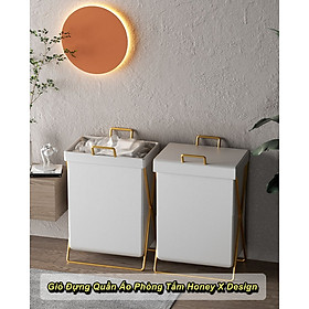 Giỏ Đựng Quần Áo Gấp Gọn Honey X Design Dành Cho Phòng Tắm - Home and Garden