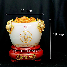 Mua BÁT TỤ BẢO LƯU LY CHIÊU TÀI LỘC   XANH NGỌC   VÀNG   ĐỎ   TRẮNG