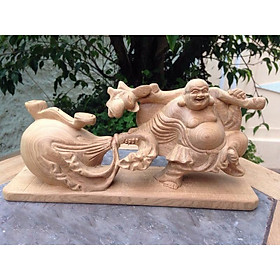 Mua Tượng gỗ - Di Lặc kéo bao tiền