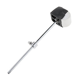 Thickened Felt Bass Drum Pedal Beater Kick Drum Mallet, Resistant to Hitting, Stainless Handle Percussion Instrument Parts