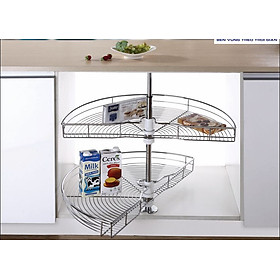 Mua Mâm xoay 1/2 Tundo XCT2181/2 inox nan Boss 750*575 mm