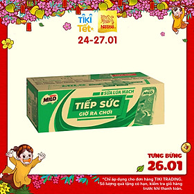 Thùng 48 Hộp Sữa Nestlé MILO Nước (180ml / Hộp)