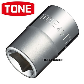 Đầu tuýp 12 cạnh ngắn Tone HP4D-17 ra đầu lục giác 17mm