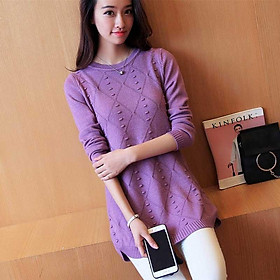 Hình ảnh Áo len nữ dáng dài chất mịn đẹp