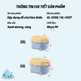 Mua Thùng đựng đồ chơi Holla có bánh xe