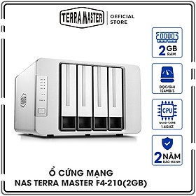 Mua Ổ cứng mạng NAS Terra Master F4-210 - 4 Khay ổ cứng Hàng chính hãng