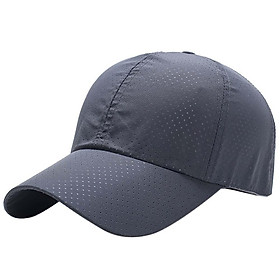 Mũ golf nam nữ mùa hè Thin lưới di động nhanh khô. Color: Blue