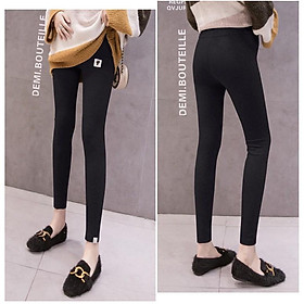 Quần bầu legging lót lông