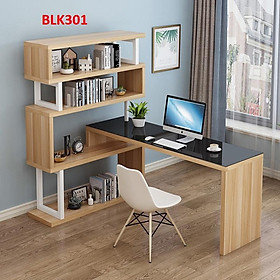 Bàn làm việc, bàn học liền kệ BLK301