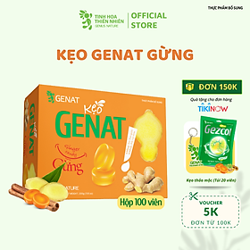 Kẹo Genat Gừng Hộp 100 viên - Giao 2H HCM