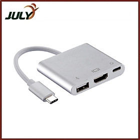 Mua Cáp chuyển đổi từ Typec sang HDMI và USB 3.0 - JL